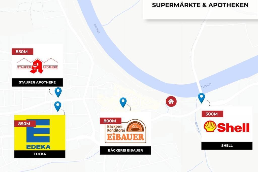 Charmante Wohnung Am Neckar Bad Wimpfen Buitenkant foto